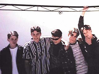 Jeremy with friends '97